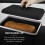 Tower Tower Sera Black Breadbin & Set of 3 Canisters Kitchen Storage Set 10