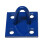 (Blue, Pack of 10) Horse Tie Staple on Plates (Rope Chain Tether) 3