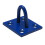 (Blue, Pack of 10) Horse Tie Staple on Plates (Rope Chain Tether) 12