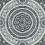 Wallquest Caspia Damask Circle Denim Blue Wallpaper Classic Acrylic Coated 1