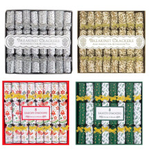 32 Saucer Mini Christmas Crackers Afternoon Tea Breakfast Xmas