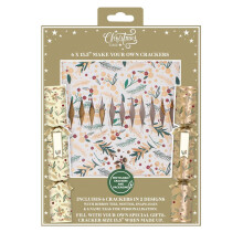 6 Make Your Own Christmas Cracker Gold And Cream Personalised Xmas
