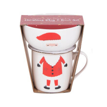 Christmas Mug And Snack Bowl Santa  Stocking Filler Present