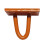 (Orange, Pack of 4) Horse Tie Staple on Plates (Rope Chain Tether) 10