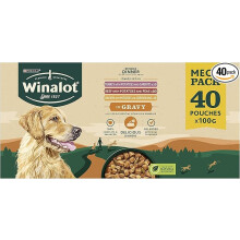 WINALOT Sunday Dinner Mixed in Gravy Wet Dog Food 40x100g