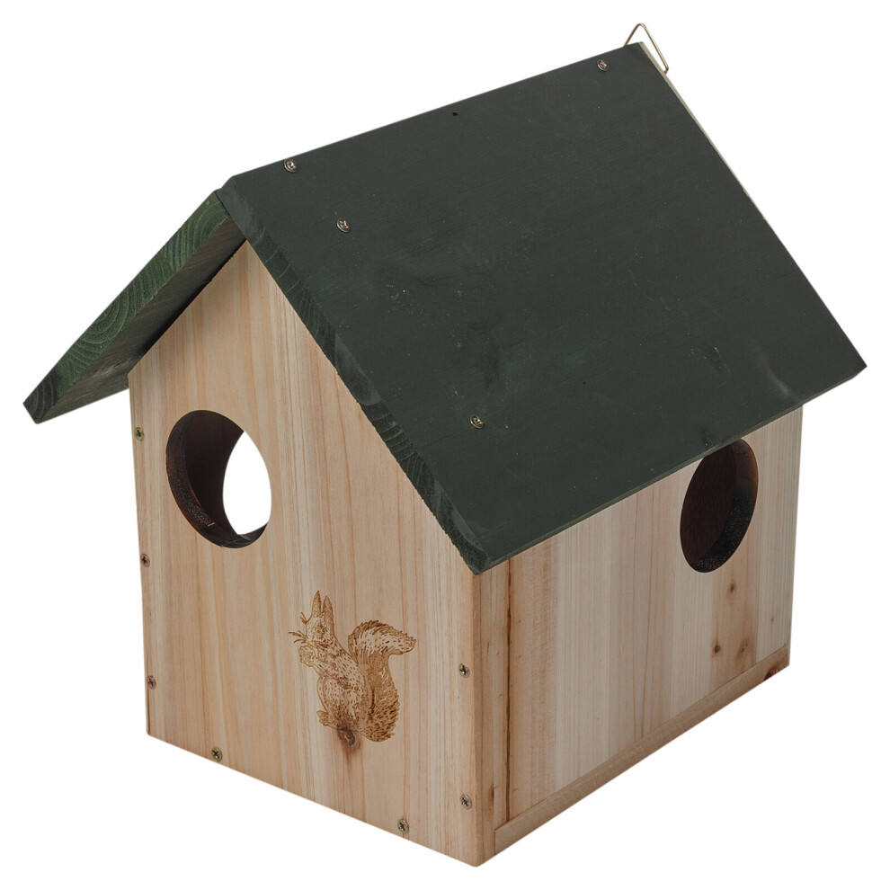 Squirrel House Wooden Shelter Hanging Nest Box