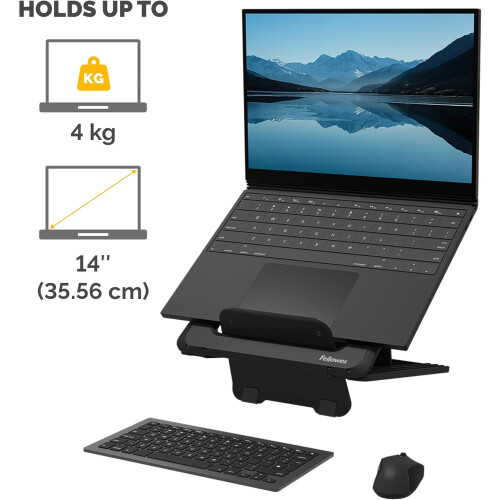 Fellowes Fellowes Laptop Stand for Desk  Breyta Adjustable 100% Recyclable 2