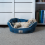 AllPetSolutions Alfie Navy Soft Dog Bed Medium 57x52x22cm 7