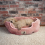 AllPetSolutions Alfie Pink Soft Dog Bed Medium 57x52x22cm 7