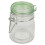 URBN Living 6 Pcs 145ml Airtight Glass Storage Jars Coloured Clip Lids 4