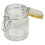URBN Living 6 Pcs 145ml Airtight Glass Storage Jars Coloured Clip Lids 6