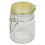 URBN Living 6 Pcs 145ml Airtight Glass Storage Jars Coloured Clip Lids 8