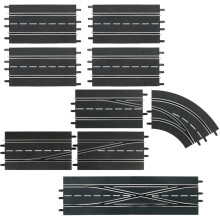 Circuit-slot - Carrera - Set de Extensión Digital - Escala 1/24 1/32 - 4 rectas estándar - Mixto