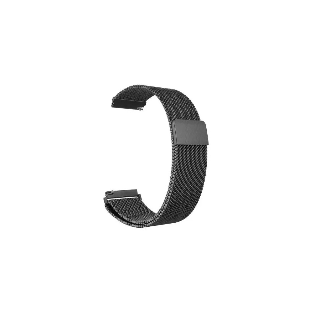 (, 20Mm.) 22Mm 20Mm Milanese Loop Strap For Samsung Galaxy Watch Black 7039363868241