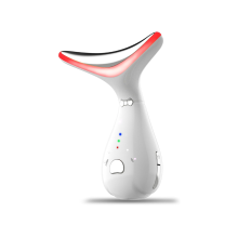 Red Light Therapy for Face and Neck,Facial Wand,Wavy Chic Beauty Multifunctional Facial-Device(white)