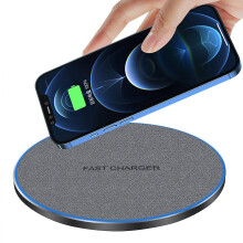 Chronus Fast Wireless Charger,15W Max Wireless Charging Pad Compatible with iPhone 14/15/13/12/SE/11/11 Pro/XS Max/XR/X/8,AirPods Wireless Charge
