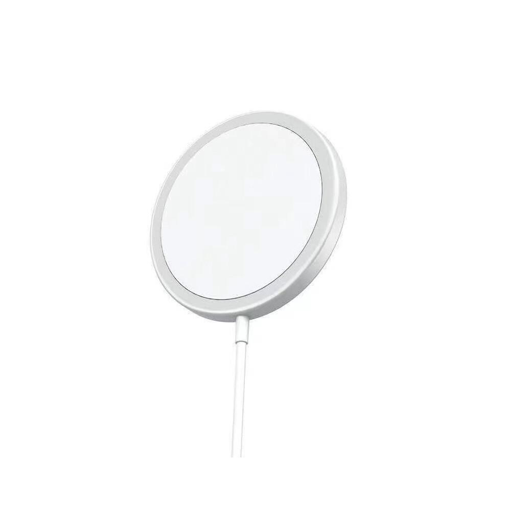 Chronus Magsafe Charger - Wireless Charger With Fast Charging Capability, Compatible With Apple Iphone And Airpods(White) White 6976919926721