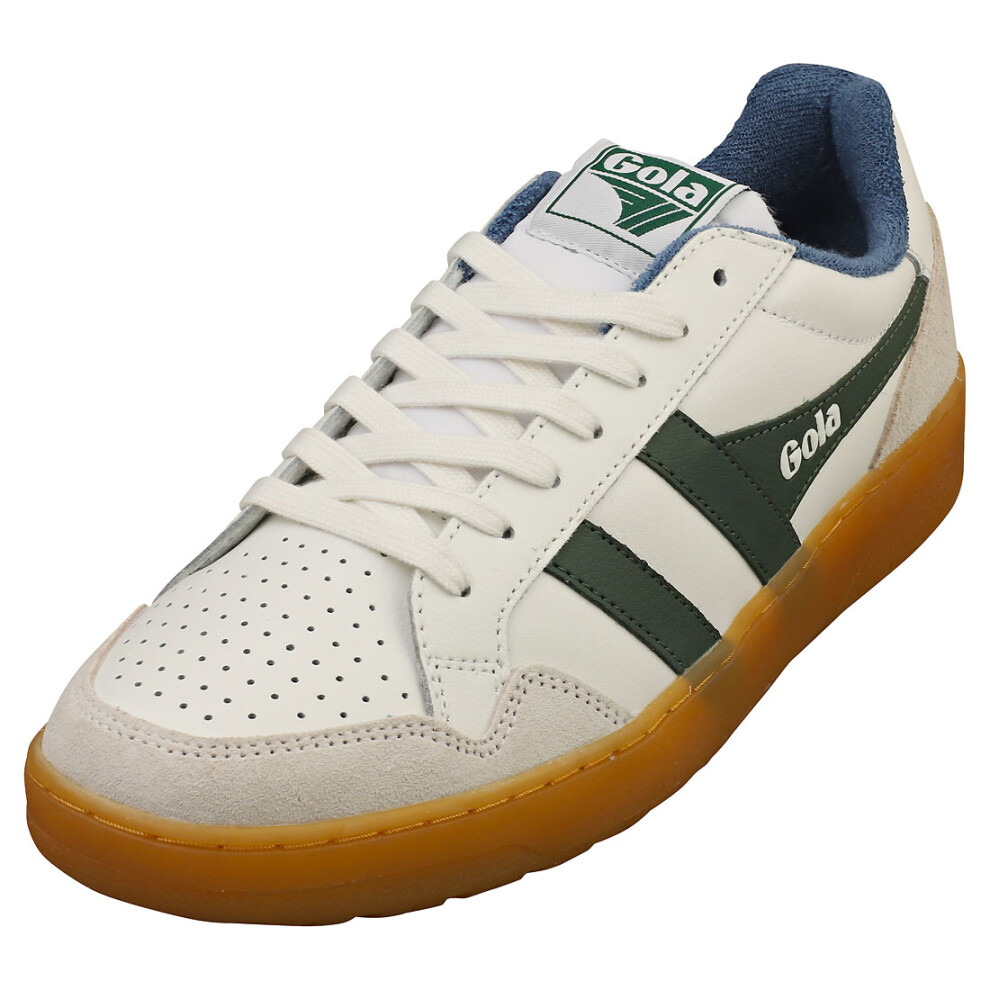 (10) Gola Eagle 86 Mens Casual Trainers in White Sage