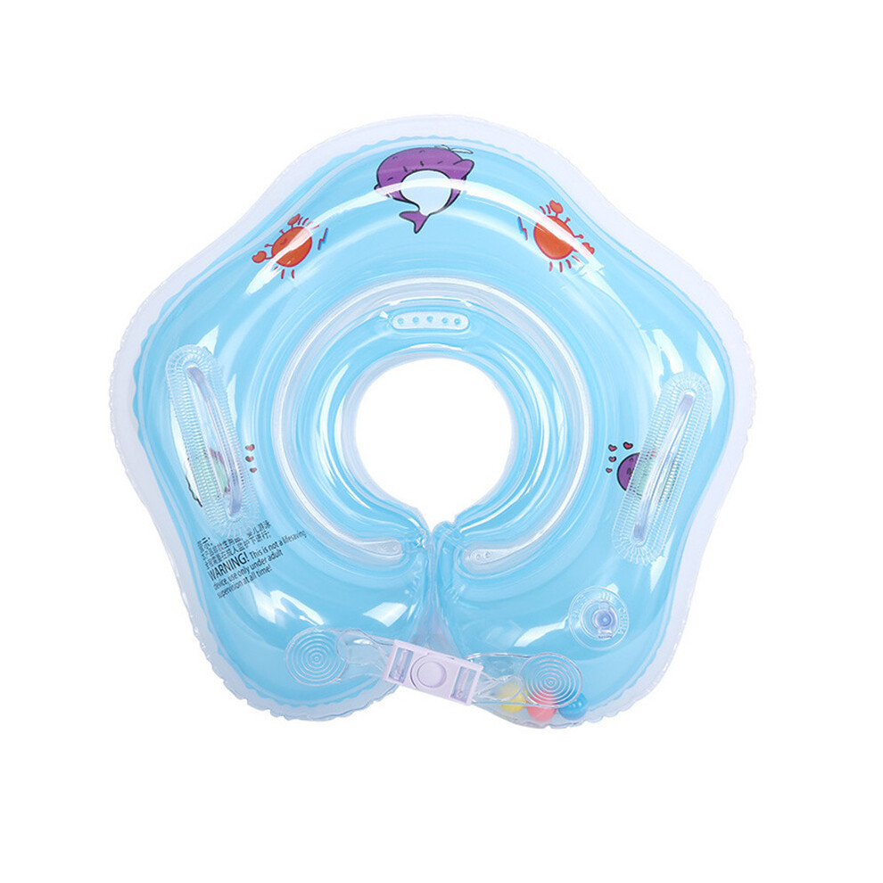 (Blue) Newborn Specific Neck Swimming Ring