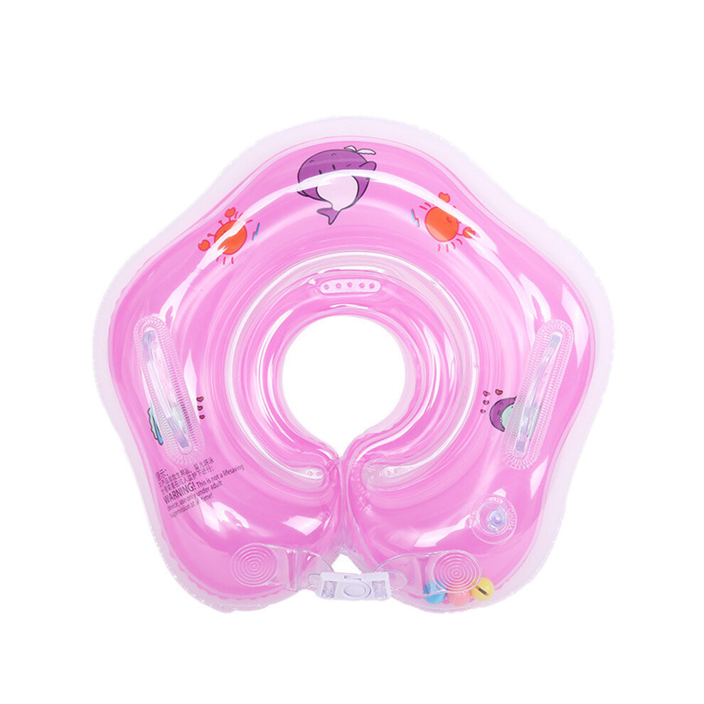 (Pink) Newborn Specific Neck Swimming Ring