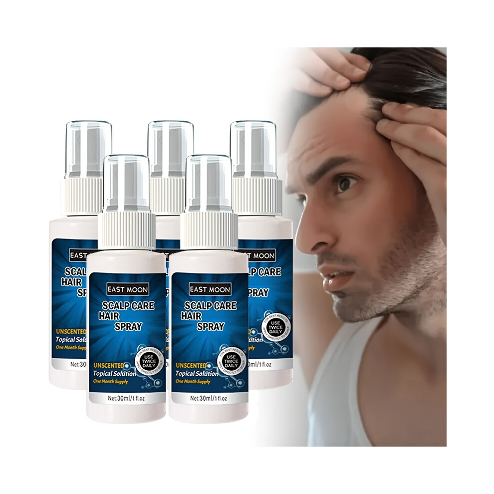 Flemye (5) 30Ml Men's Hair Spray With Natural Ginger And Ginseng Extracts To, Nourish And Strengthen Hair