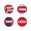 KONG KONG Signature Balls 4-pk Assorted Sm 2