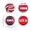 KONG KONG Signature Balls 4-pk Assorted Sm 3