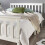 Aspire Beds Atlantic Wood White Shaker Bed Frame with White Highlights, Double 4
