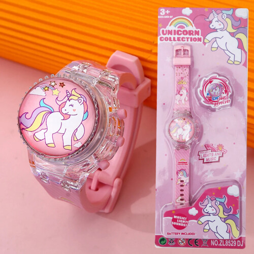Police Creative Unicorn Light up Watch Students Watch 1