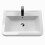 Balterley Wall Hung 2 Drawer Vanity Unit with Ceramic Basin - 600mm - Soft Black 6