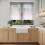 Balterley 595mm - Single Bowl Butler Kitchen Sink - with Tap Ledge 5