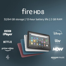 AMAZON FIRE HD 8 TABLET FULL HD 32GB 10TH GENERATION - BLACK - Refurbished