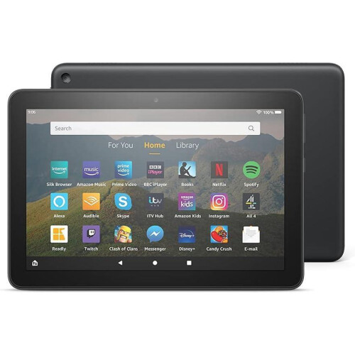 Refurbished Amazon AMAZON FIRE HD 8 TABLET FULL HD 32GB 10TH GENERATION - BLACK 1