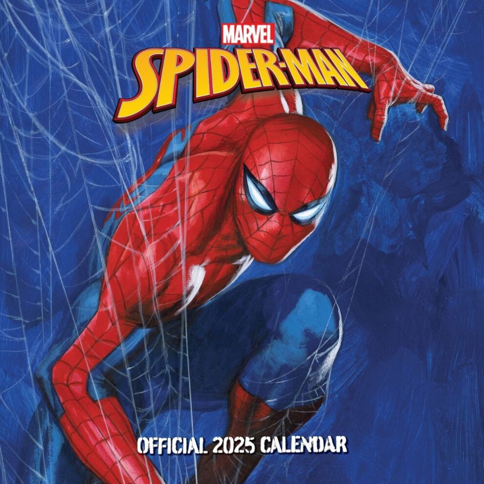 2025 Calendar Spider-Man Marvel Month to View Official Product