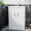 NES Home Nanuya 600mm Freestanding White Ceramic Basin Sink Vanity MDF Unit 2