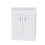 NES Home Nanuya 600mm Freestanding White Ceramic Basin Sink Vanity MDF Unit 6