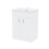 NES Home Nanuya 600mm Freestanding White Ceramic Basin Sink Vanity MDF Unit 5