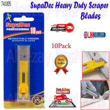 SupaDec DIY Decorator Heavy Duty Scraper Blades Replacement