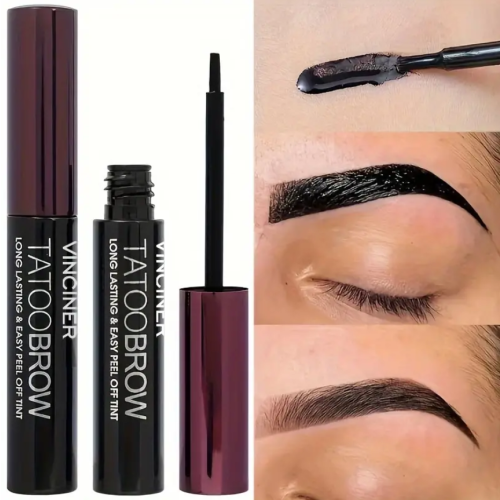 Waterproof Dye Eyebrow Gel Semi-Permanent Long Lasting Black Brown 2
