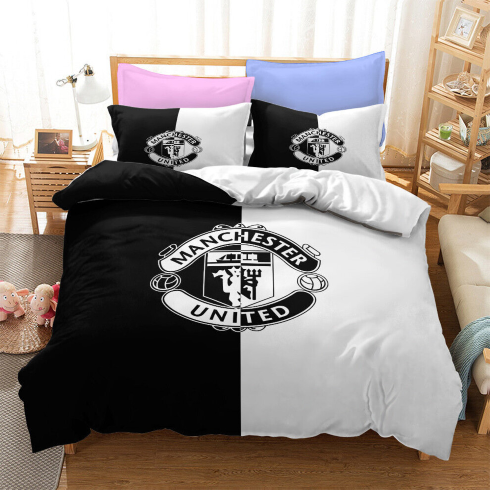 (Single 135*200cm) Gift For Manchester United Fans Bedding Sets