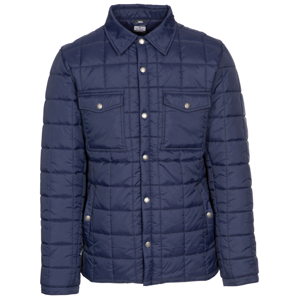 (XS, Navy) Trespass Mens Quilted Jacket Hullford