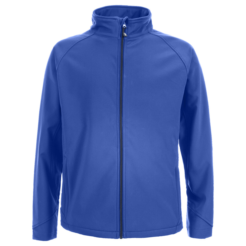 (XS, Electric Blue) Trespass Mens Softshell Jacket Akron