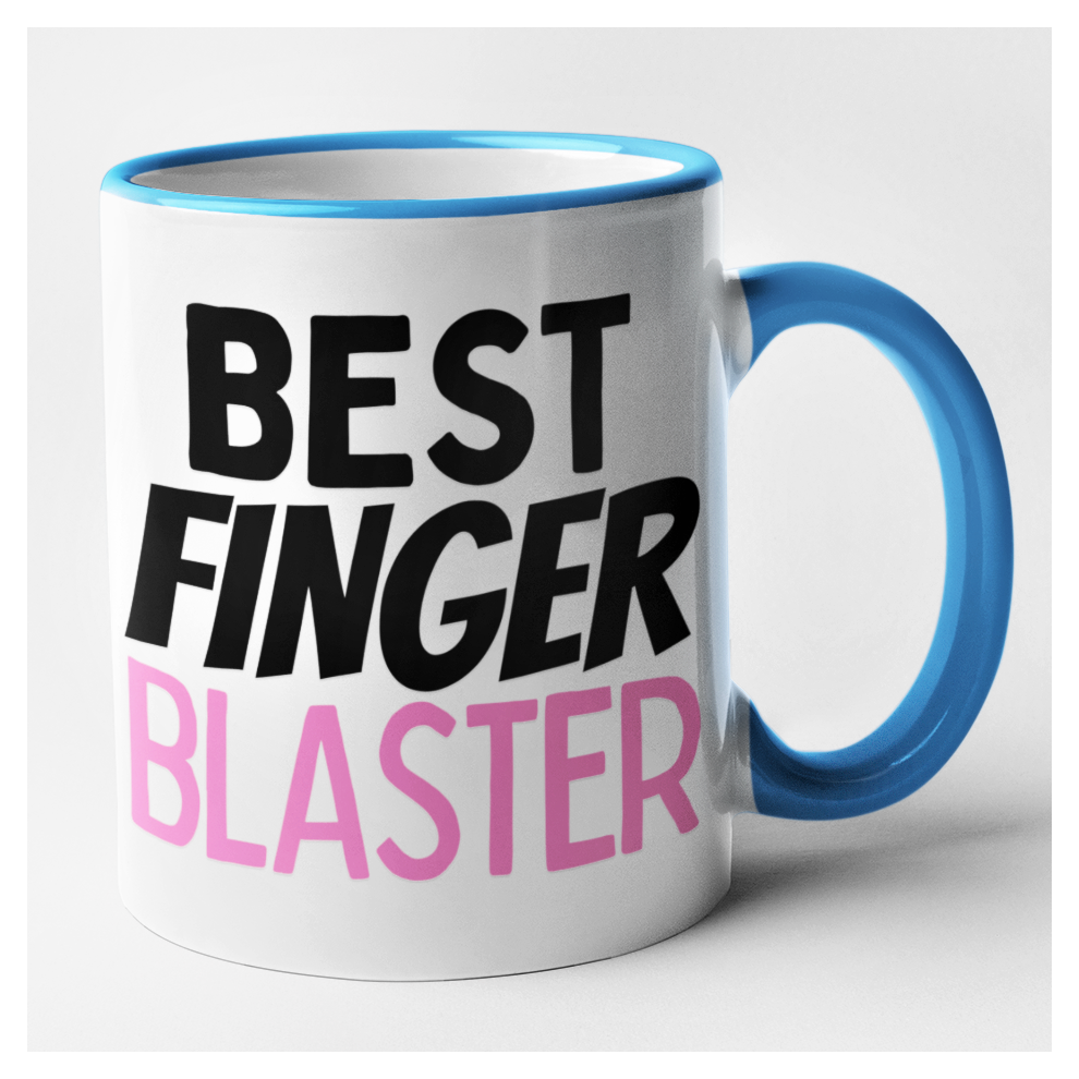 (Blue) Funny Lesbian Mug - Best Finger Blaster Mug-image-OPC-PFBP8K5-NEW