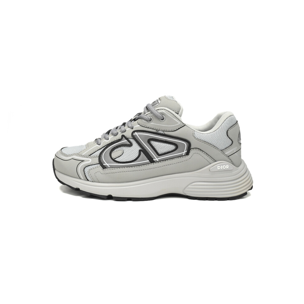 (EUR SIZE 36) Dior Sneakers Grey Unisex Shoes Size 36-47