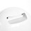 Homcom HOMCOM Table Top Electric Fireplace Heater W/ LED Flame Rotatable Head White 8