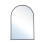 Living And Home (40*50cm) Black Aluminum Alloy Frame Arched Bathroom Wall Mirror 5