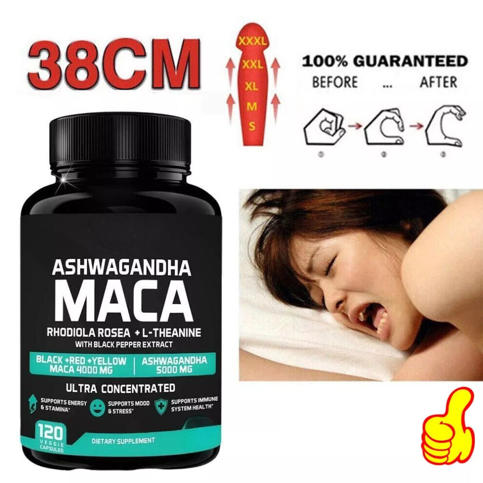 MACA ROOT 4000MG 120 Capsules-Organic Vitamins