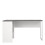 Function Plus Corner Desk 2 Drawers in White and Grey 2