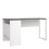 Function Plus Corner Desk 2 Drawers in White and Grey 3