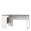 Function Plus Corner Desk 2 Drawers in White and Grey 1